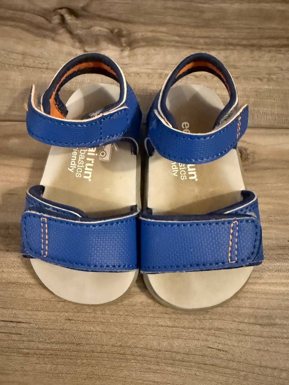 See Kai Run Kids Blue Adjustable Strap Sandals Size 4